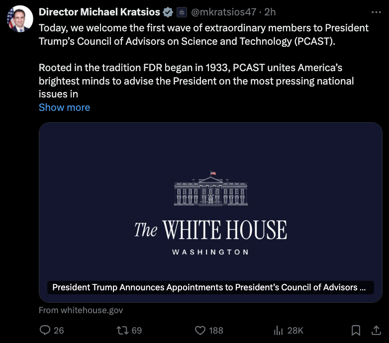 特朗普顾问委员会吸引了Coinbase联合创始人及科技领袖