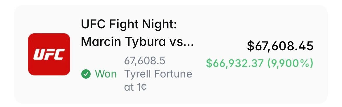 Polymarket交易员因UFC播报员短暂报错获利6.7万美元