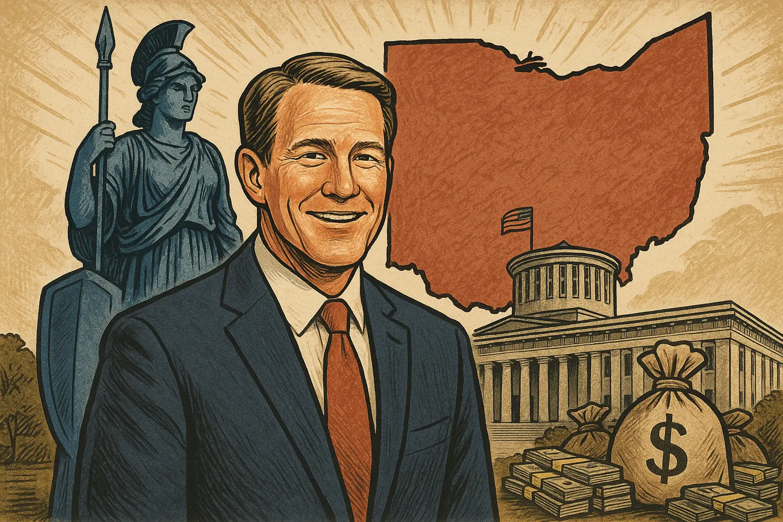 Sentinel Action Fund 支持 Jon Husted 竞选俄亥俄州,投入 800 万美元
