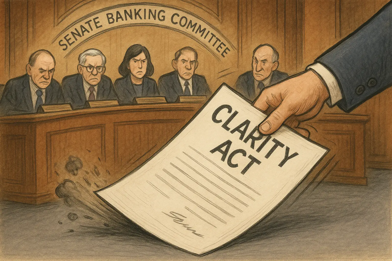 参议院银行委员会将《CLARITY 法案》移出 4 月 20 日当周议程