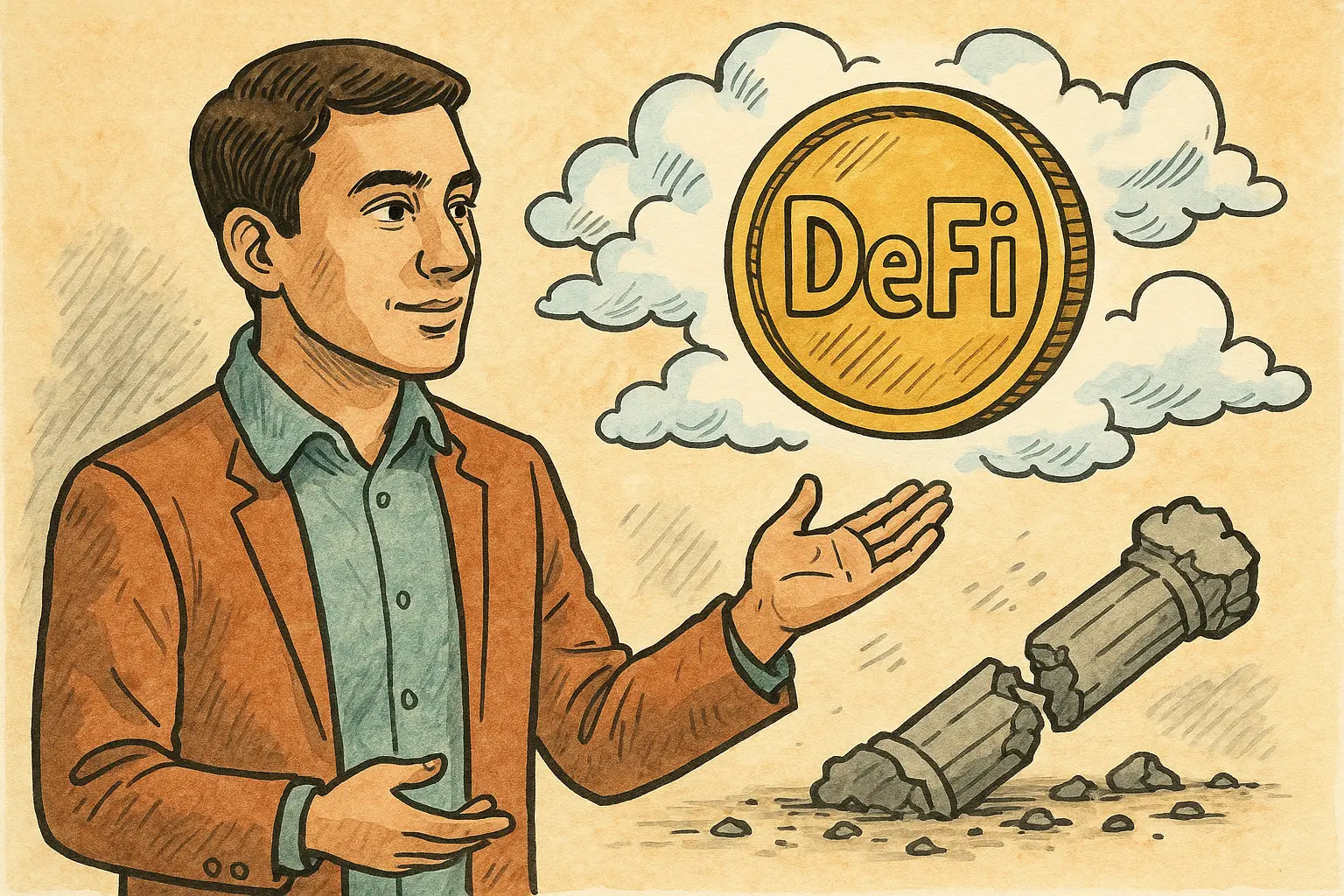 蜻蜓哈西卜称，DeFi 不会消失，失败是进步的必要代价