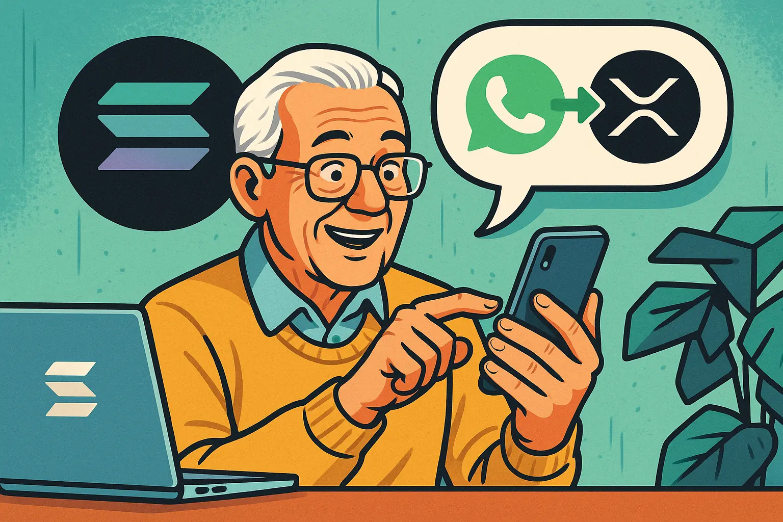 XRP 交易登上 WhatsApp!Solana 开发者:已为婴儿潮一代准备好