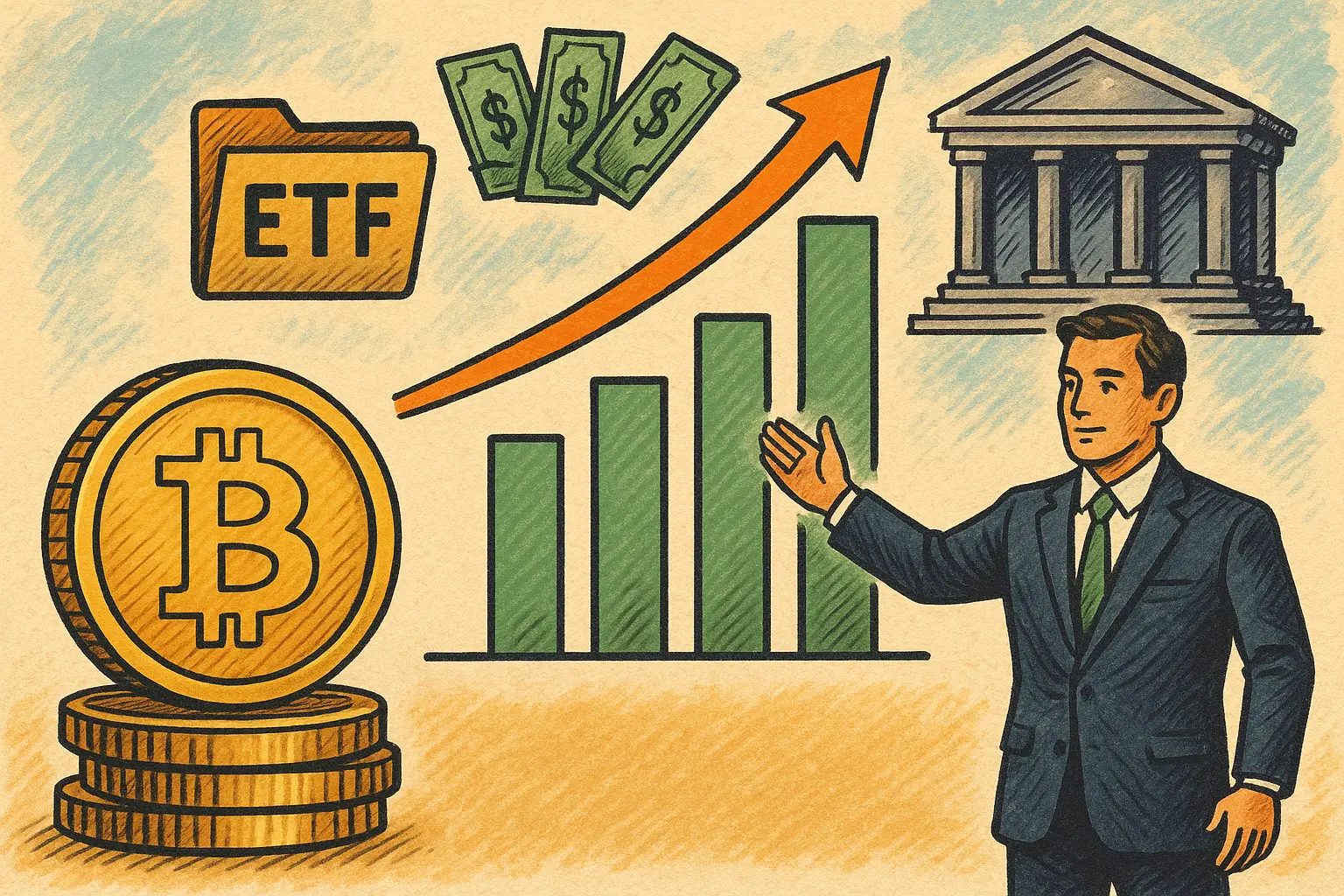 比特币现货 ETF 连续 5 日净流入,贝莱德 IBIT 掌控主导地位