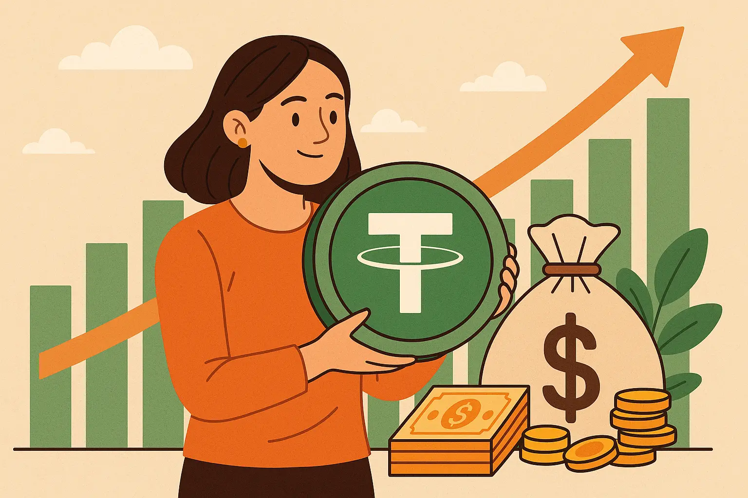 USDT 供应创 1880 亿美元历史新高,5.5 亿用户依赖支付储蓄