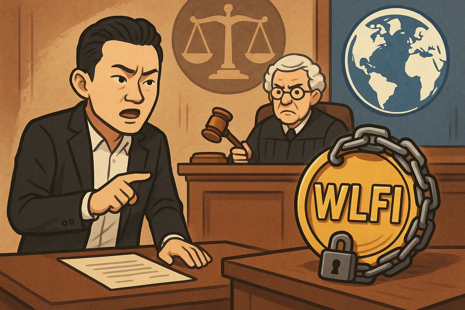 孙宇晨起诉 World Liberty Financial，控 WLFI 代币遭错误冻结