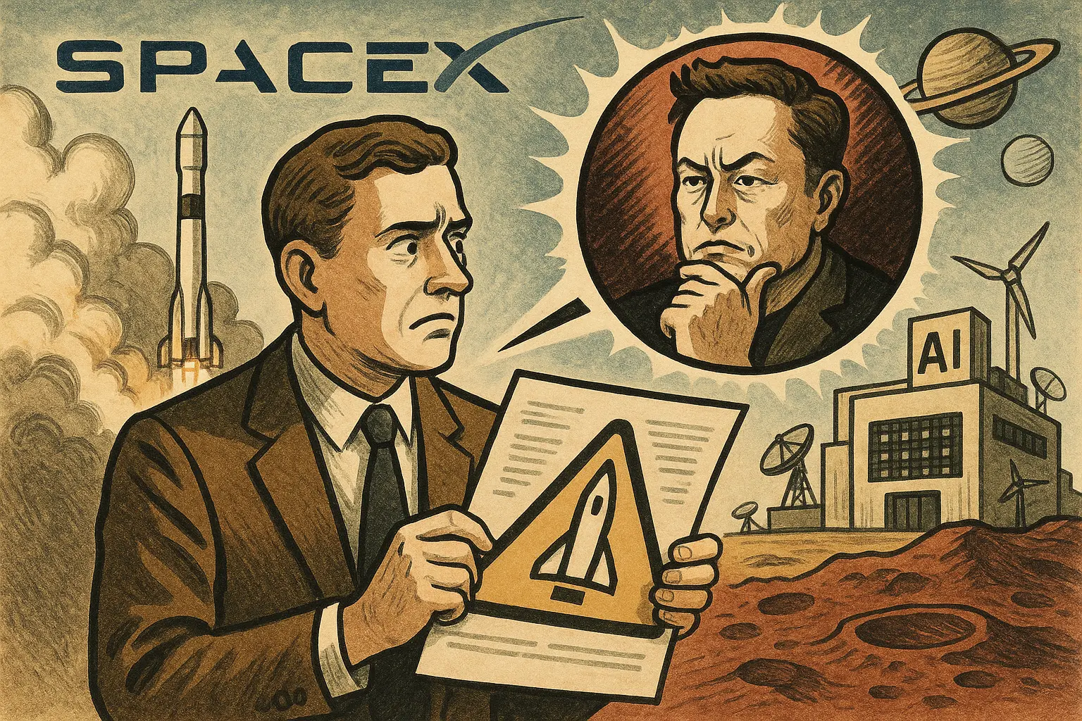 SpaceX IPO 警告:馬斯克太空 AI 資料中心商業可行性存疑