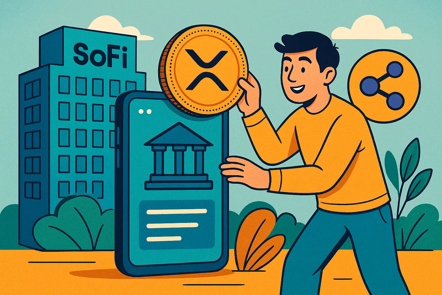 SoFi 新增 XRP 存款,Ripple:更广泛的访问带动实用性增长