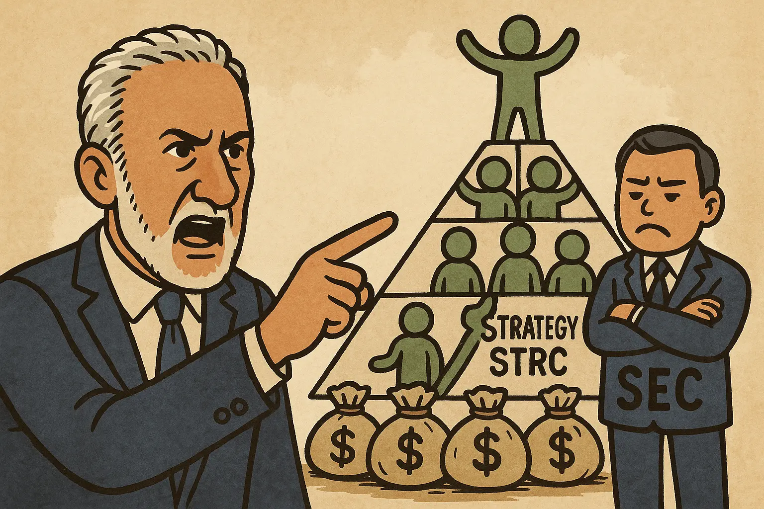 彼得·希夫将策略 STRC 称为庞氏骗局,批评 SEC 监管不力