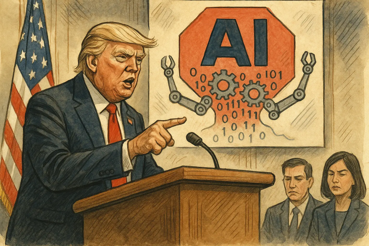 川普政府公布打击 AI 提炼计划,控中企系统性窃取模型能力