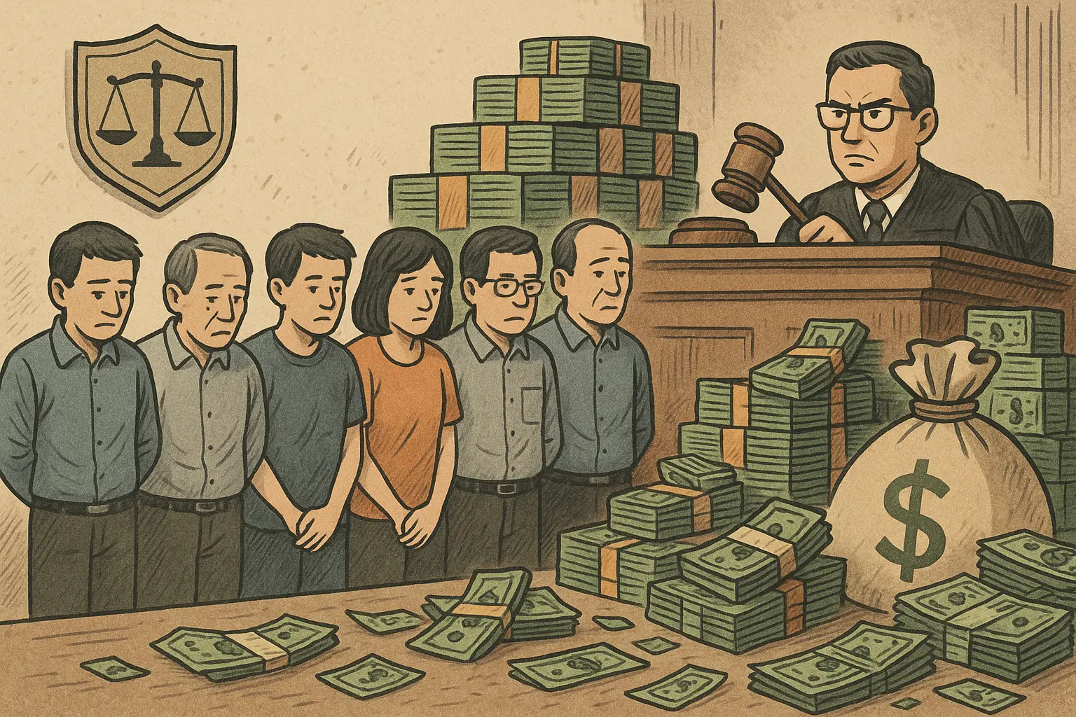 台中地检署依银行法及反洗钱法起诉 7 人,非法资金流达 36.4 亿元