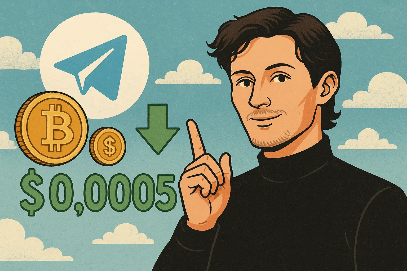 Telegram 创办人:TON 手续费降至 0.0005 美元,迈向零费率