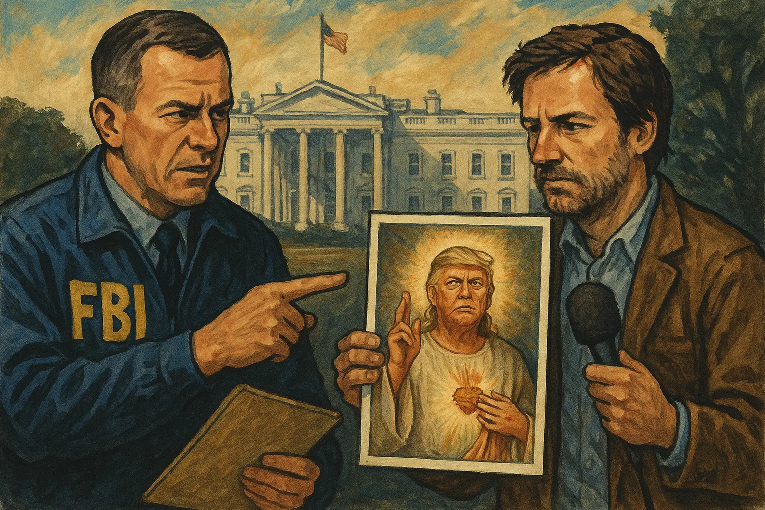 知名独立记者：FBI 调查白宫枪击事件，特朗普 AI 耶稣图列杀手动机