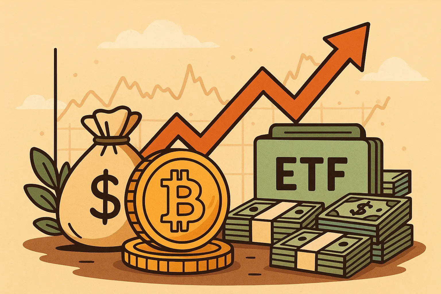 比特币现货 ETF 周净流入 8.24 亿美元，IBIT 吸金 7.33 亿