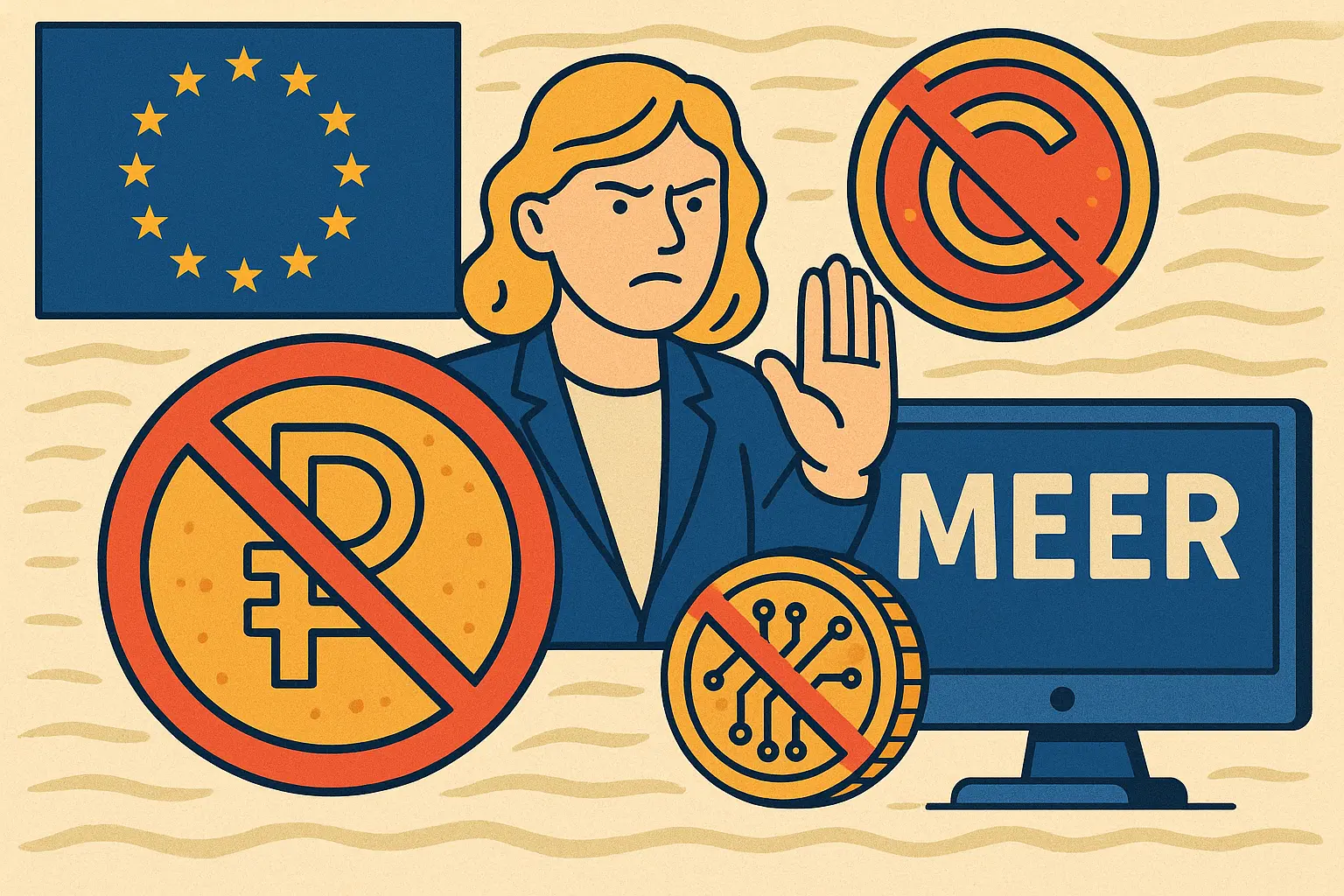 Chainalysis：欧盟第 20 轮制裁涵盖 RUBx、数字卢布及 Meer 交易所