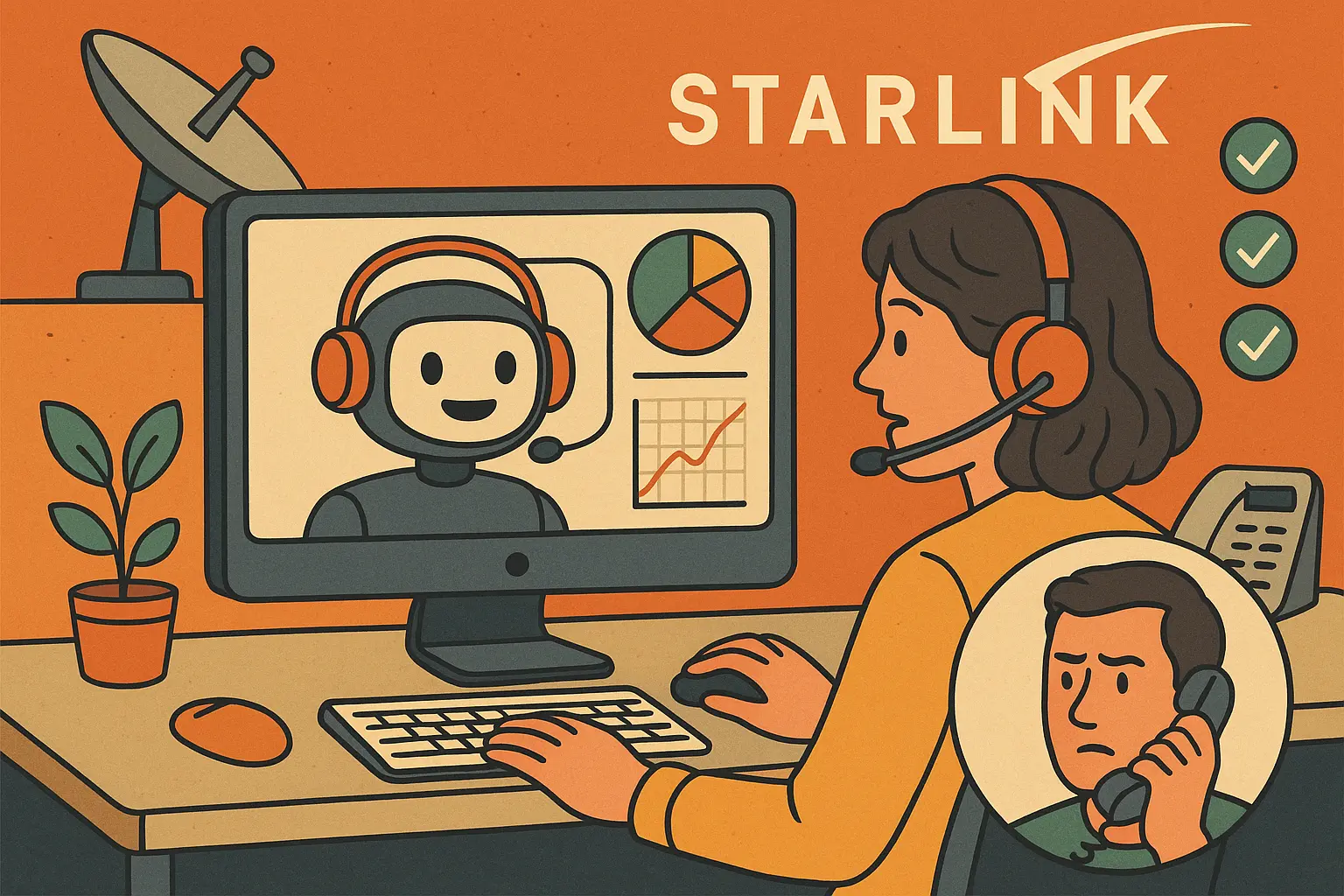 xAI Grok Voice 接管 Starlink 客服热线，70% 来电自动结案