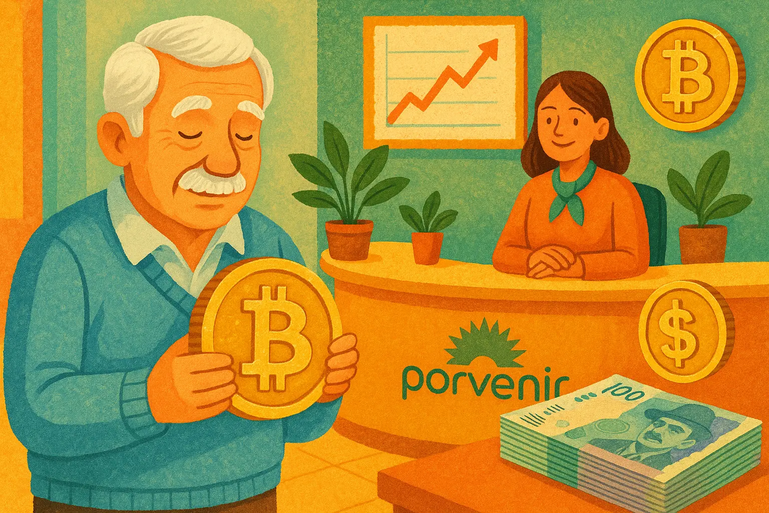 哥伦比亚退休基金 Porvenir 推出比特币投资组合，最低门槛 25 美元