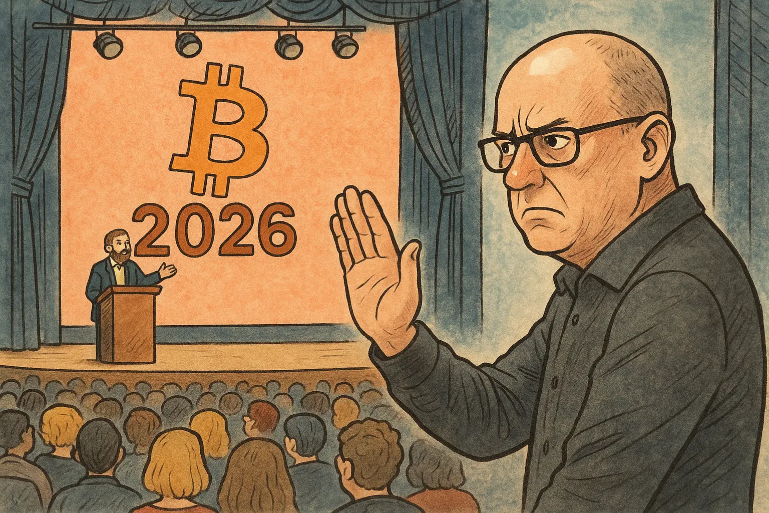 比特币 2026 大会登场，Simon Dixon 批评并拒绝登台