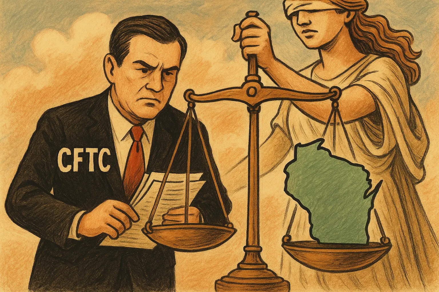 CFTC 起诉威斯康星州，单月起诉 5 州以捍卫对预测市场的管辖权