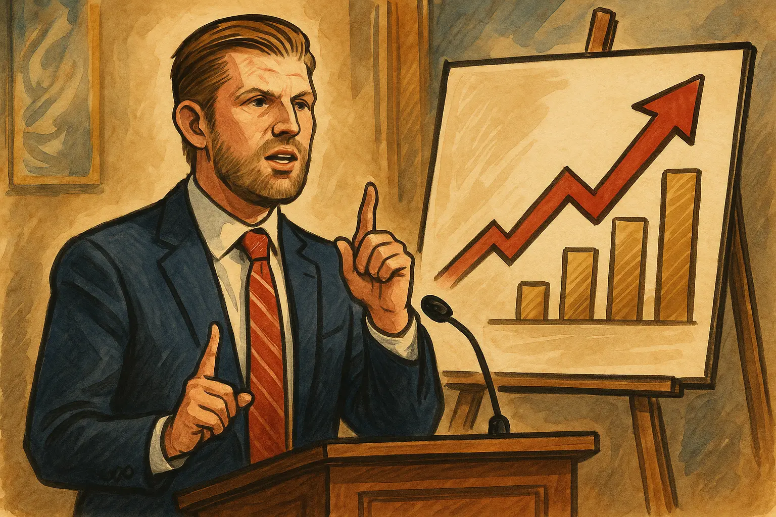 Eric Trump 反駁《富比士》套利指控：ABTC 第四季營收增長 22%
