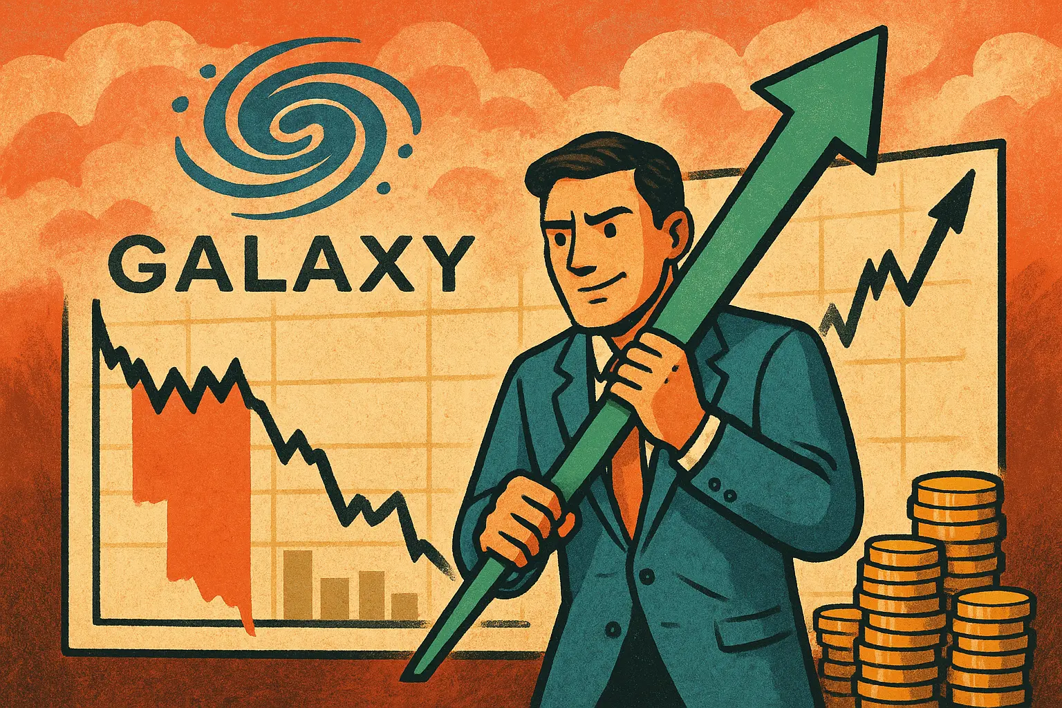 Galaxy Digital 股价上涨逾 5%，Q1 2026 净亏 2.16 亿美元