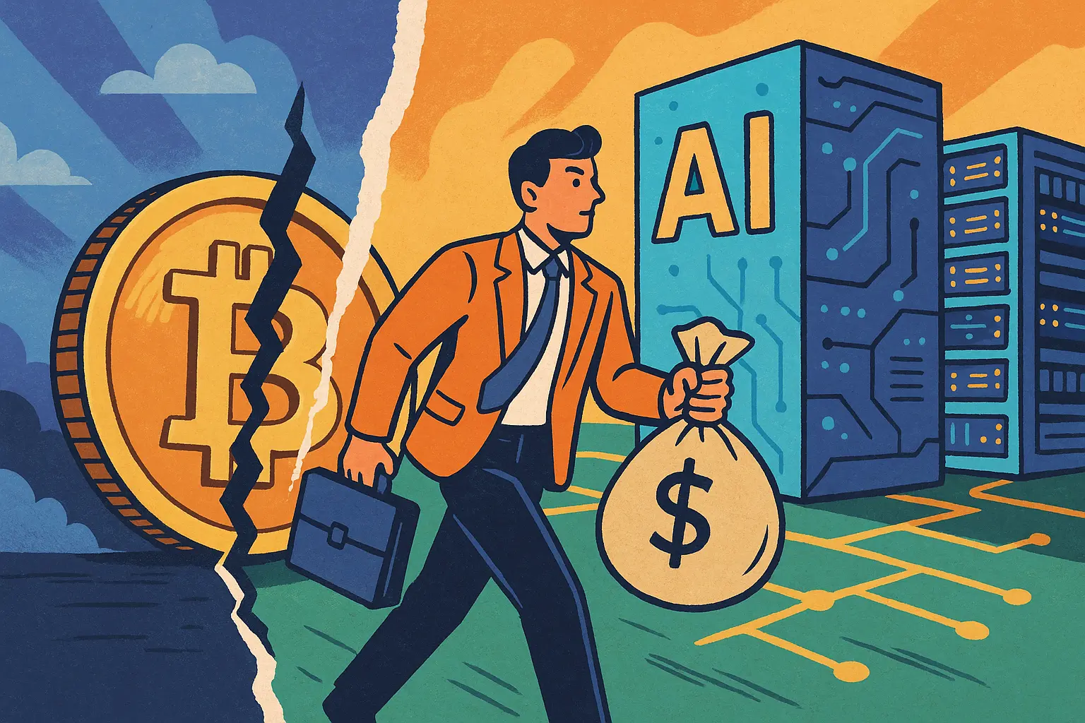 K Wave Media 放弃比特币储备计划，4.85 亿转投 AI 基础设施