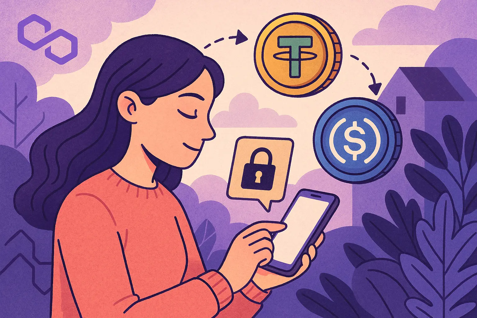 Polygon：ZKP 私人支付上线，USDC 及 USDT 可隐私发送