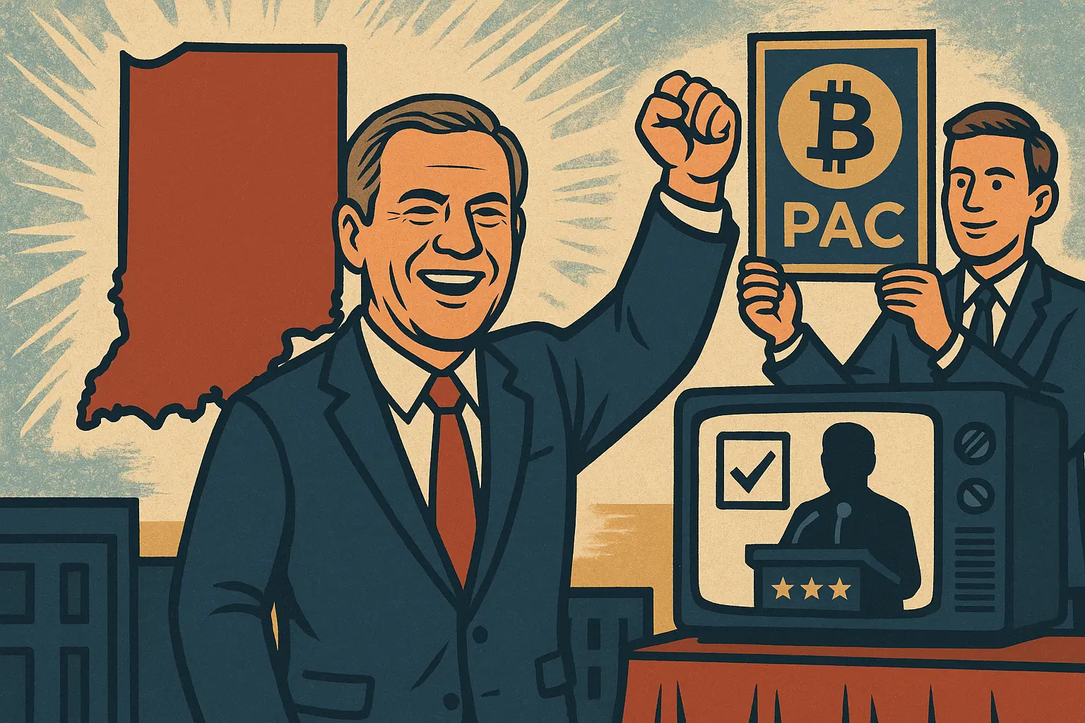 James Baird 赢得印第安纳州初选，加密 PAC 关联组织投入广告