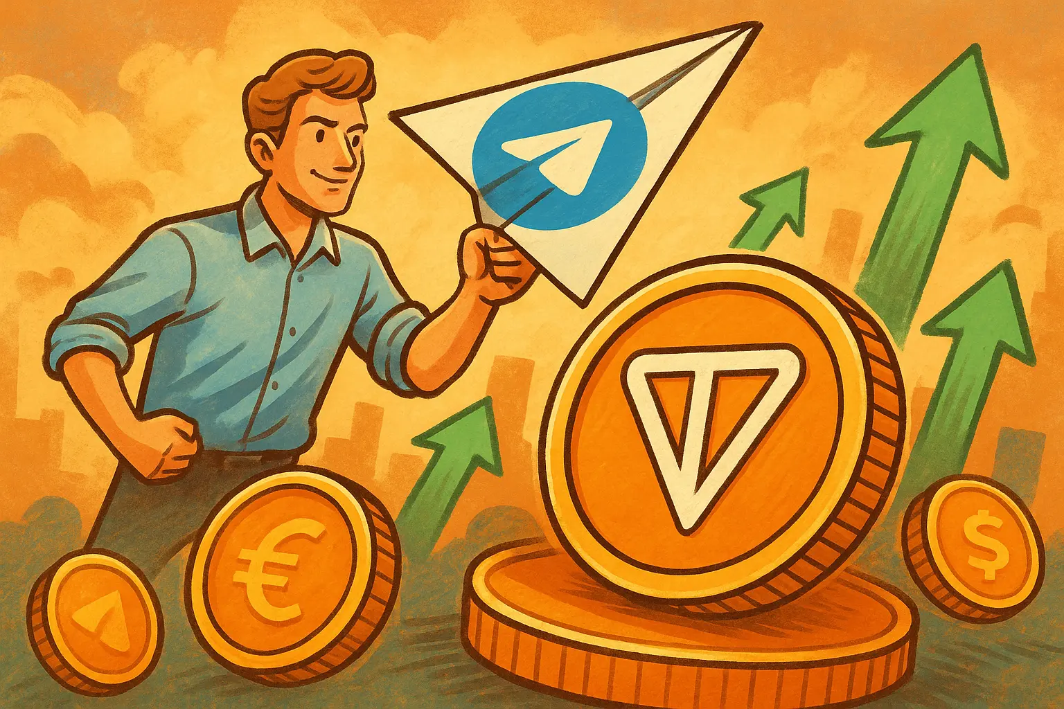 Telegram 接管 TON，手续费削减 6 倍推动代币大涨 24%