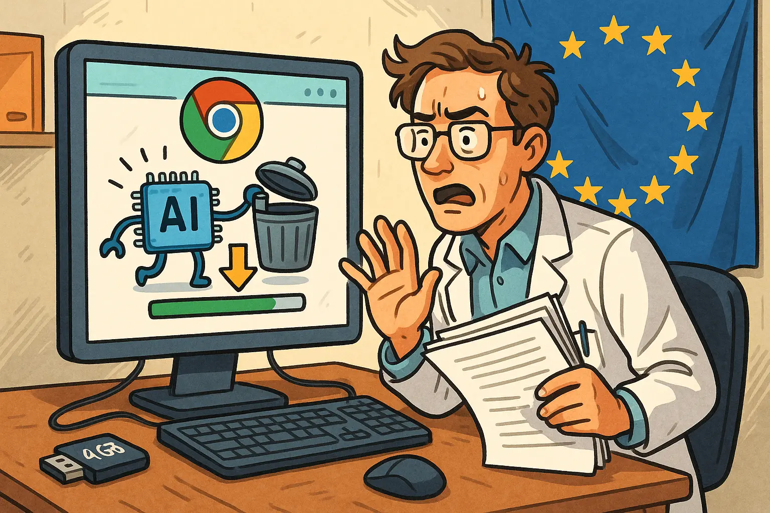 Chrome 暗中偷装 4GB AI 删掉又重装，研究员称违反欧盟隐私法