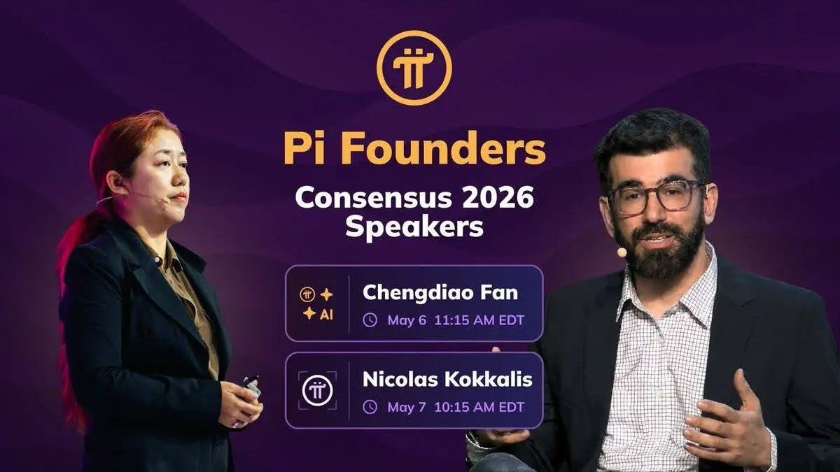 Pi Network 创办人出席 Consensus 2026，谈 AI 时代身份验证并发表演讲