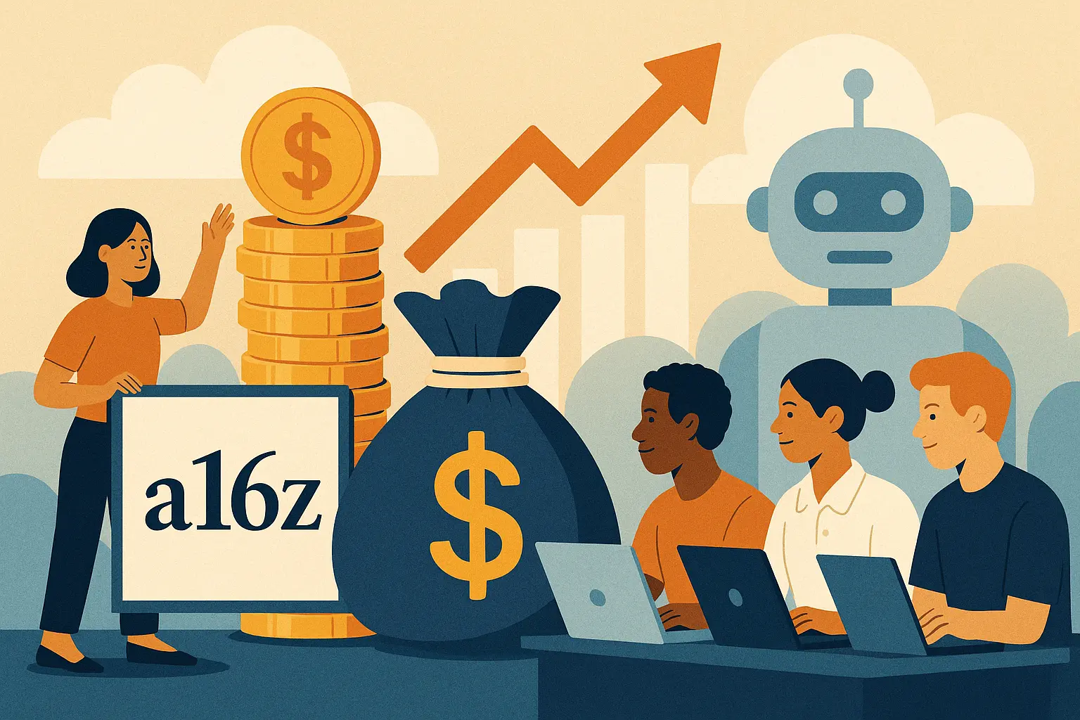 a16z 第五期推出 22 亿美元加密基金，领投三家 AI 新创公司