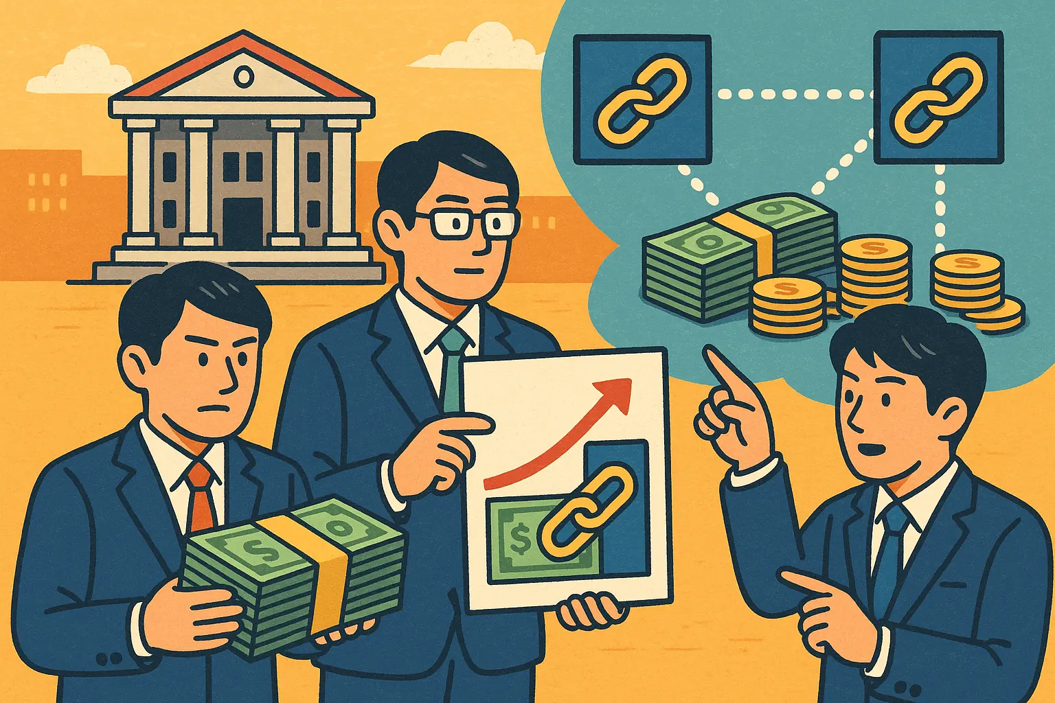 日本三大银行计划 2026 年底将 1.6 兆美元回购市场上链