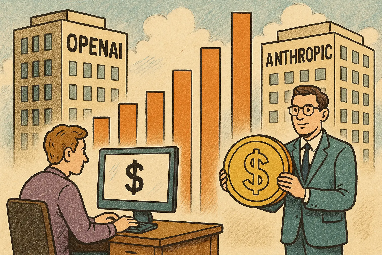 Epoch AI 报告：Anthropic 人均创收 900 万美元，高出 OpenAI 逾 60%