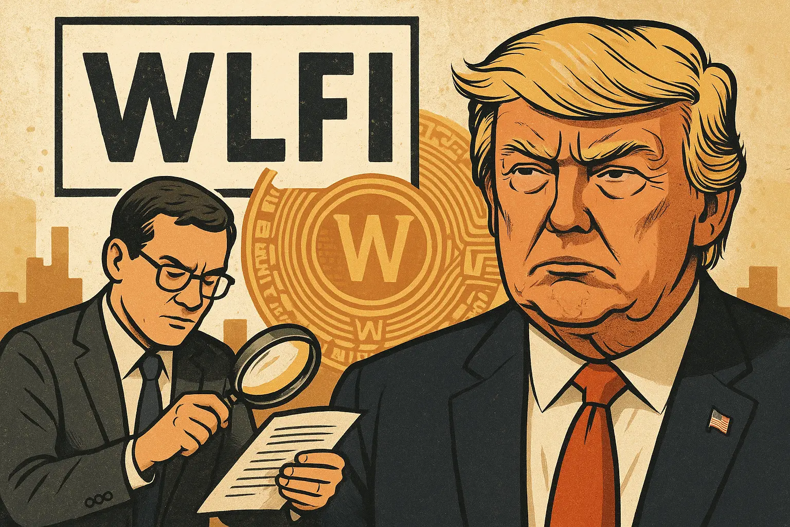 前纽约联储审查员：与特朗普有关联的 WLFI 可能发行未登记证券