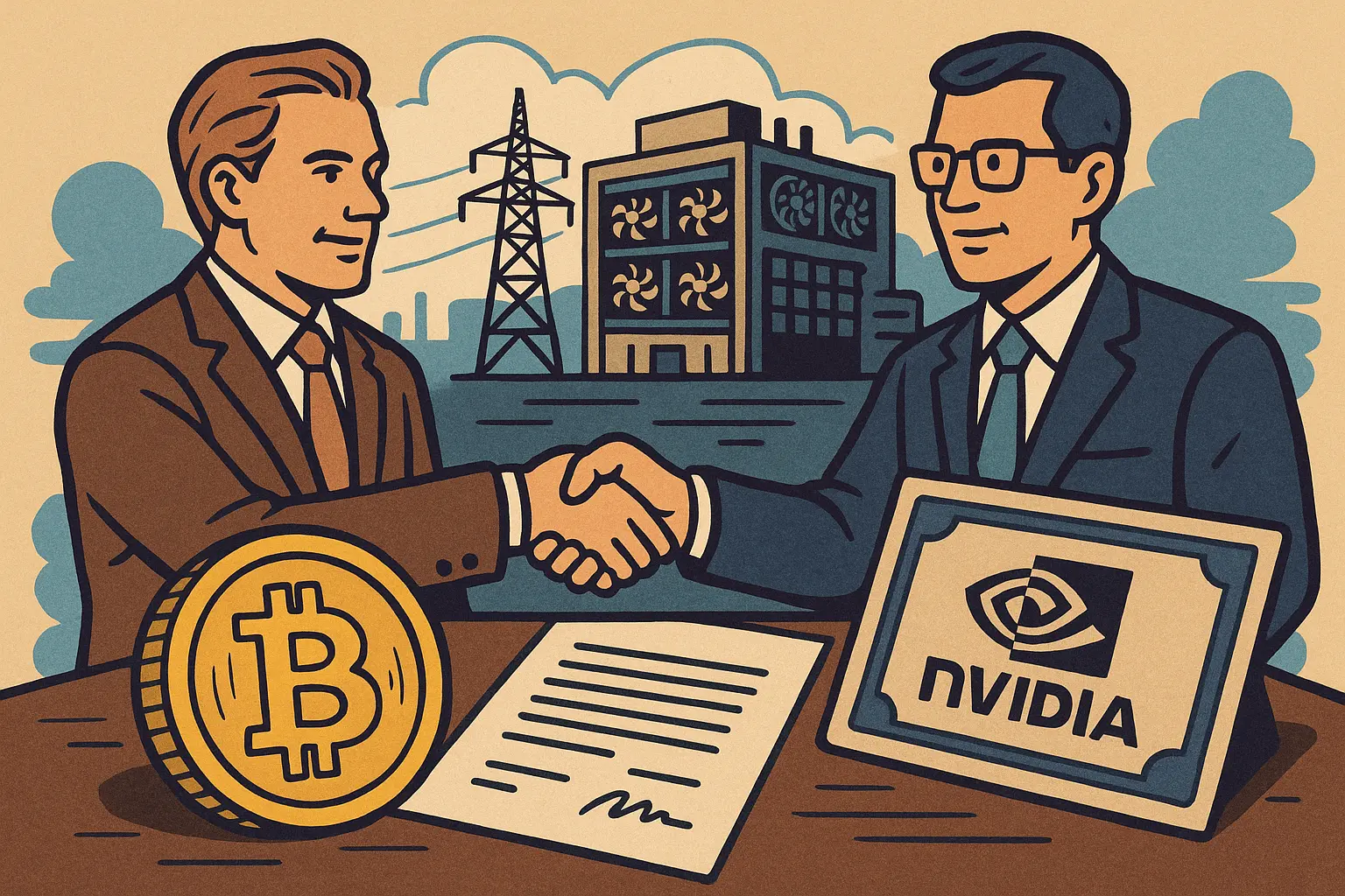 比特币礦商 IREN 达成 34 亿 AI 協议，英偉达獲 21 亿股票选擇權
