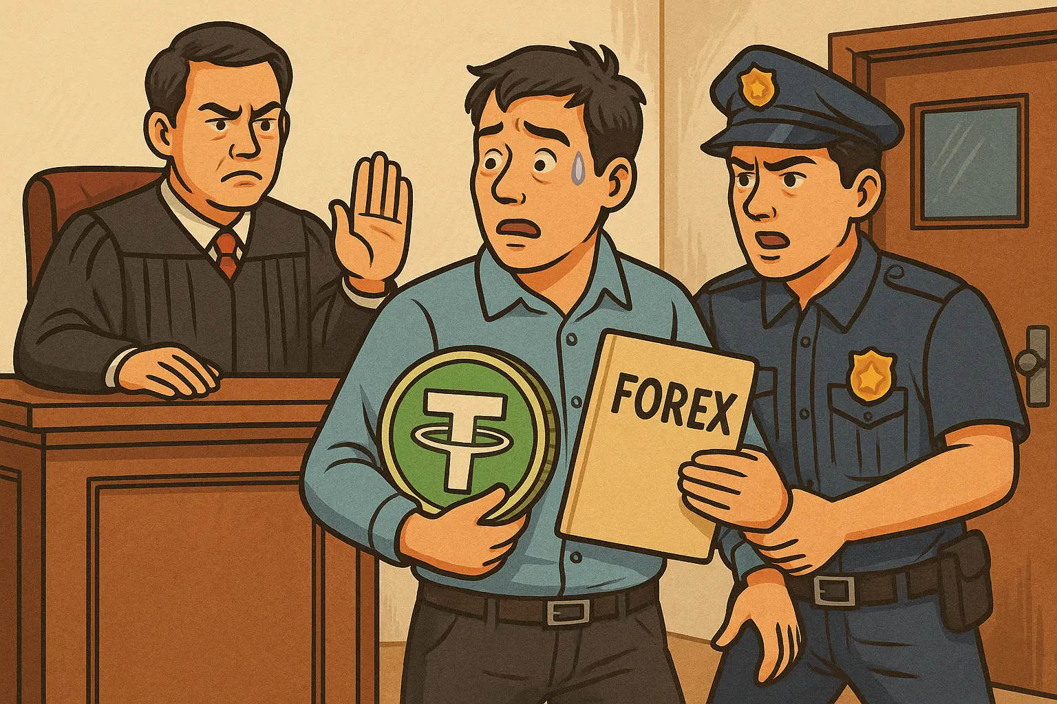 福州鼓楼区法院：USDT 充当外汇媒介属非法金融活动，驳回起诉并移送公安