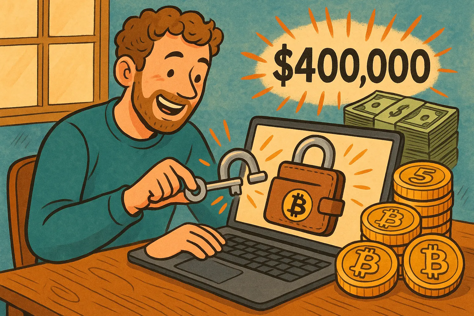 Claude AI 解锁 11 年比特币钱包，5 枚 BTC 当前价值 40 万美元