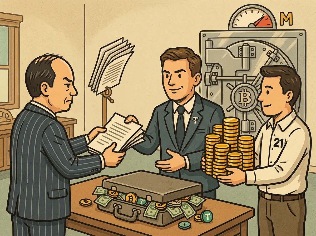 Tether收購软银Twenty One股份