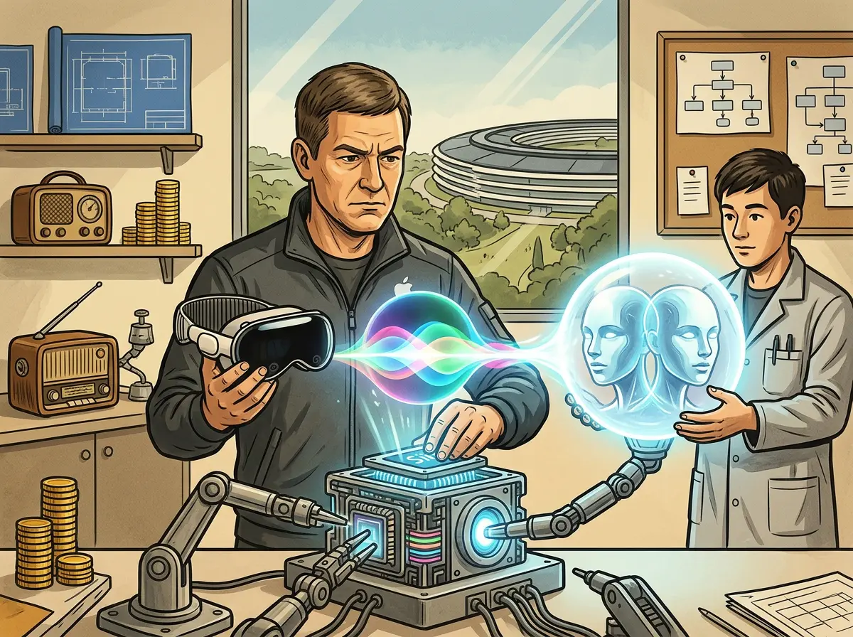 苹果 Siri 重组：Vision Pro 负责人接掌，引入谷歌 Gemini 模型