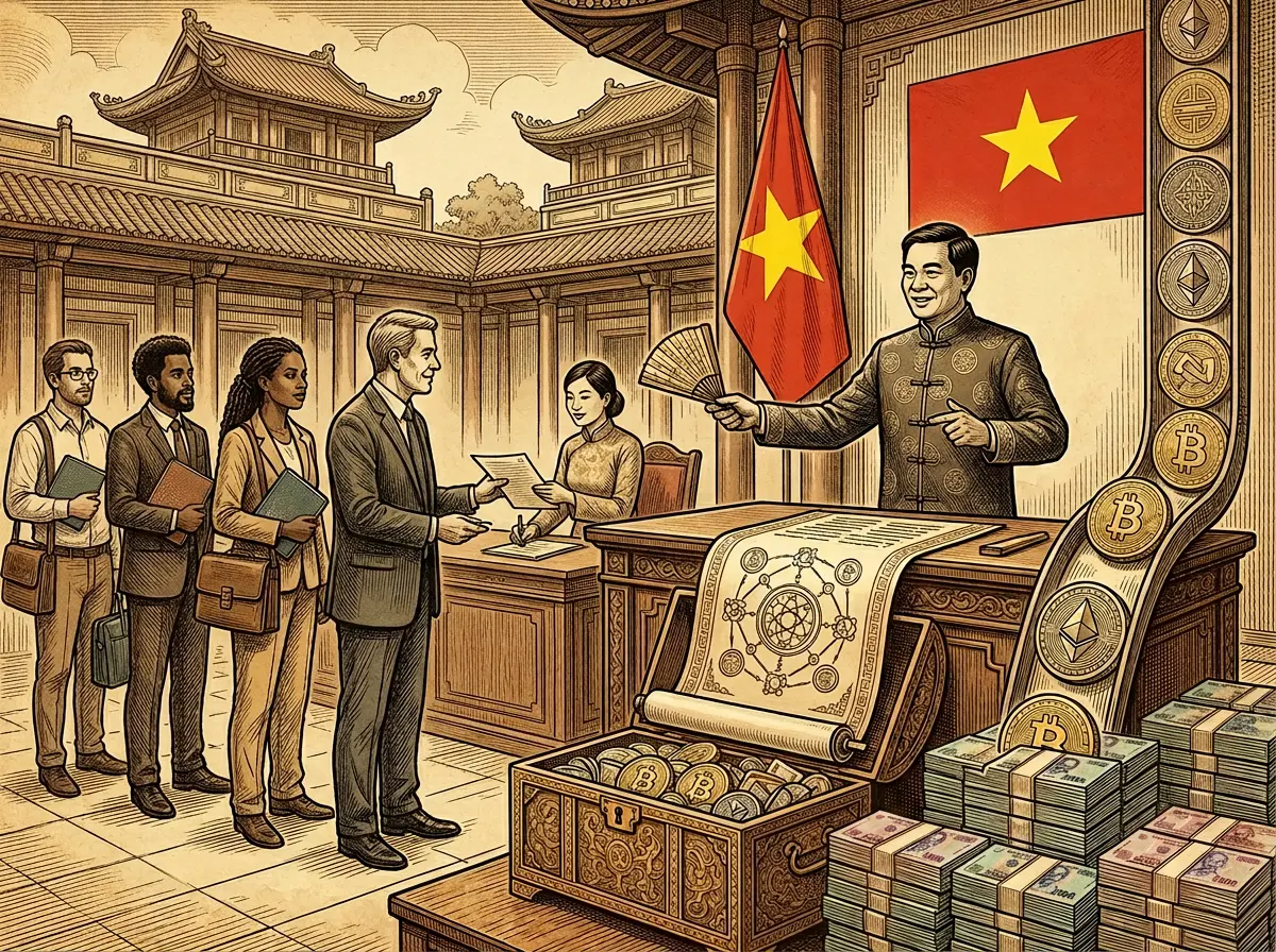 越南加密试点框架草案：外资可开户，全数交易以越南盾计价