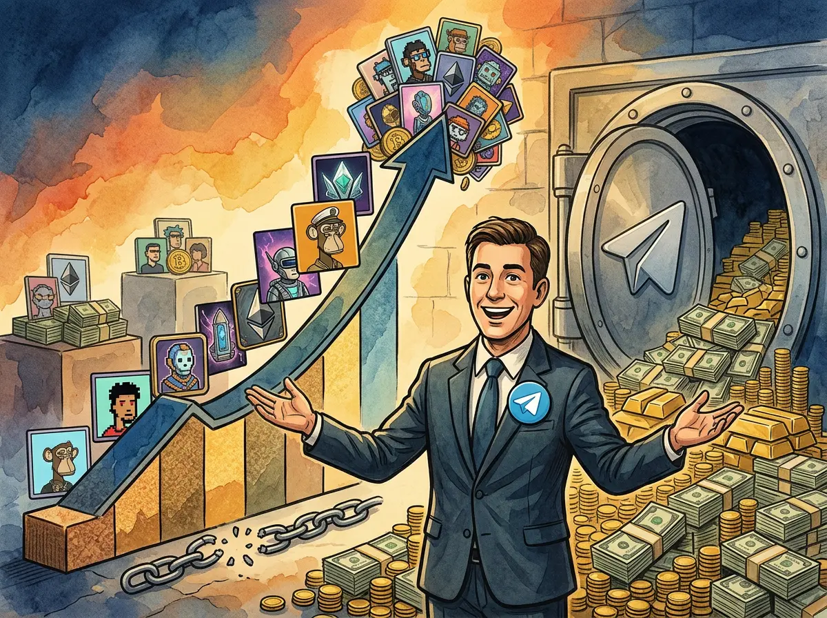 TON Q1 跨鏈 NFT 市佔增長 130%，Telegram 產品收入 8850 萬美元