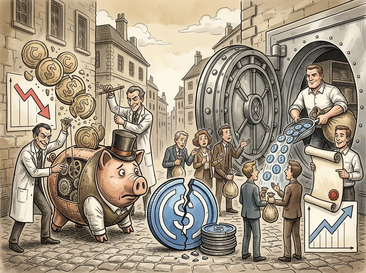 PiggyBank 基差交易遭 LAB 操纵，USDC 金库跌 15% 承诺赔偿