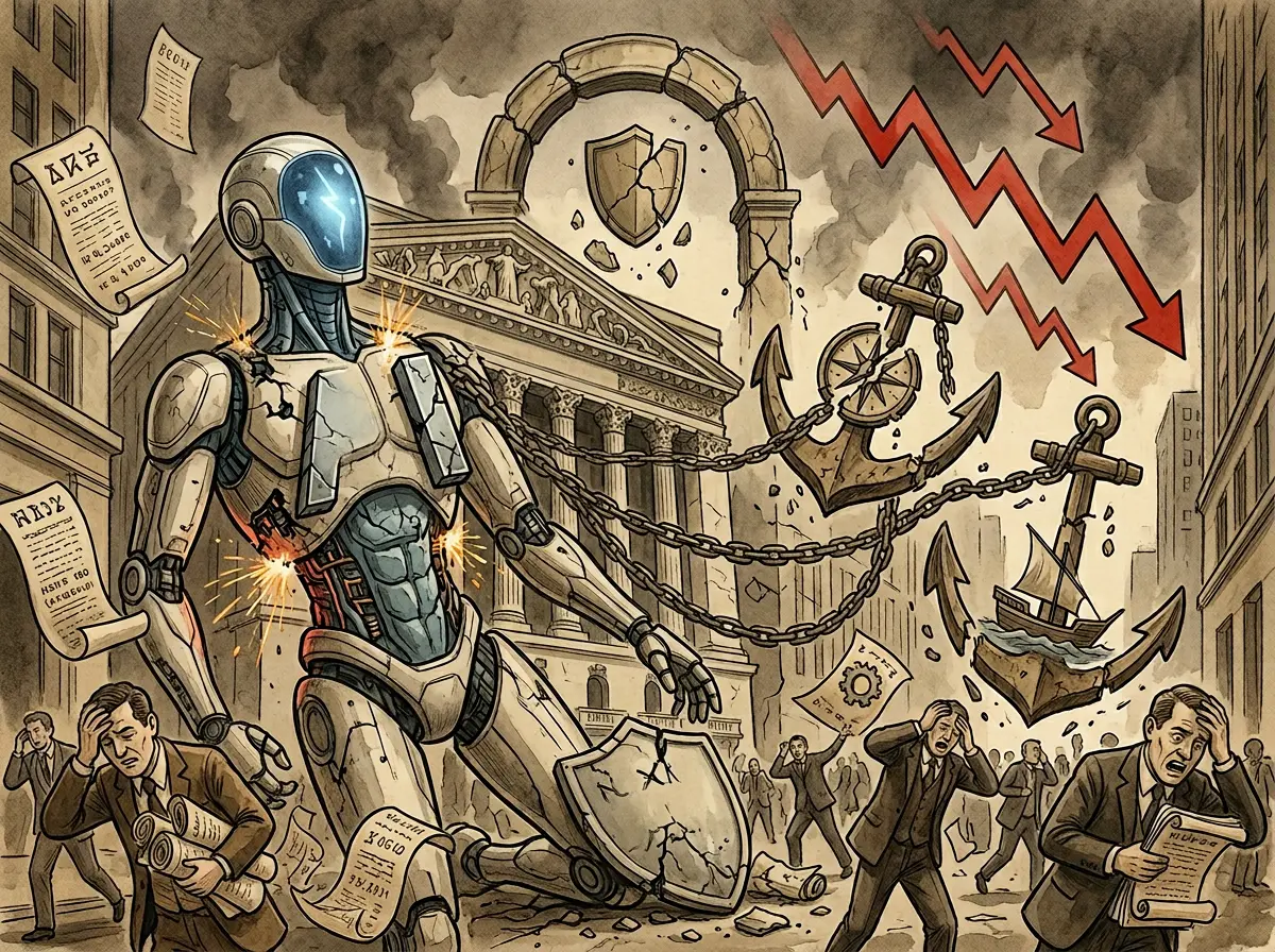华尔街科技股抛售再现，AI 概念股下跌拖累三大股指