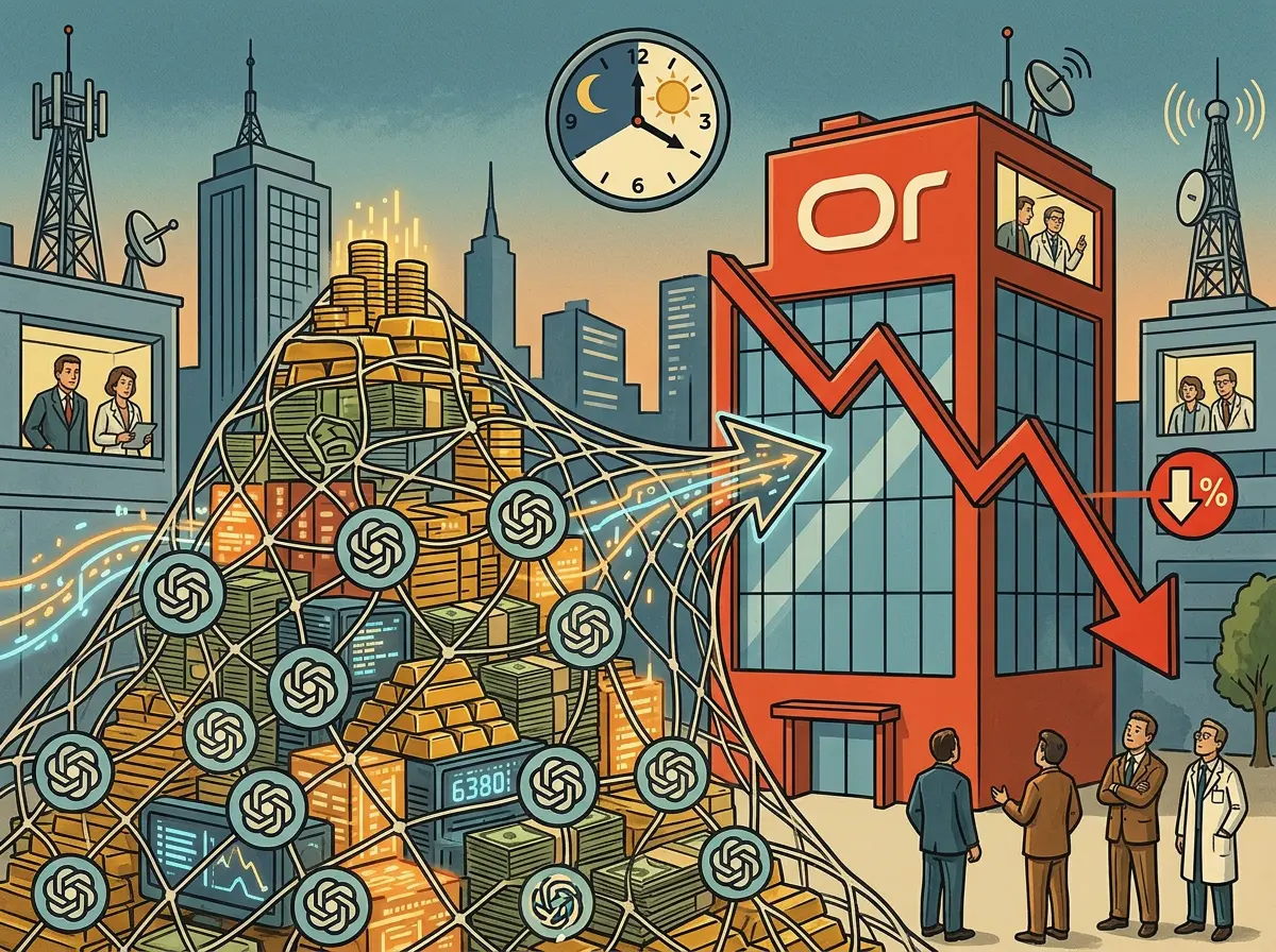 甲骨文股价盘后跌 5%，全年 6380 亿订单逾半来自 OpenAI