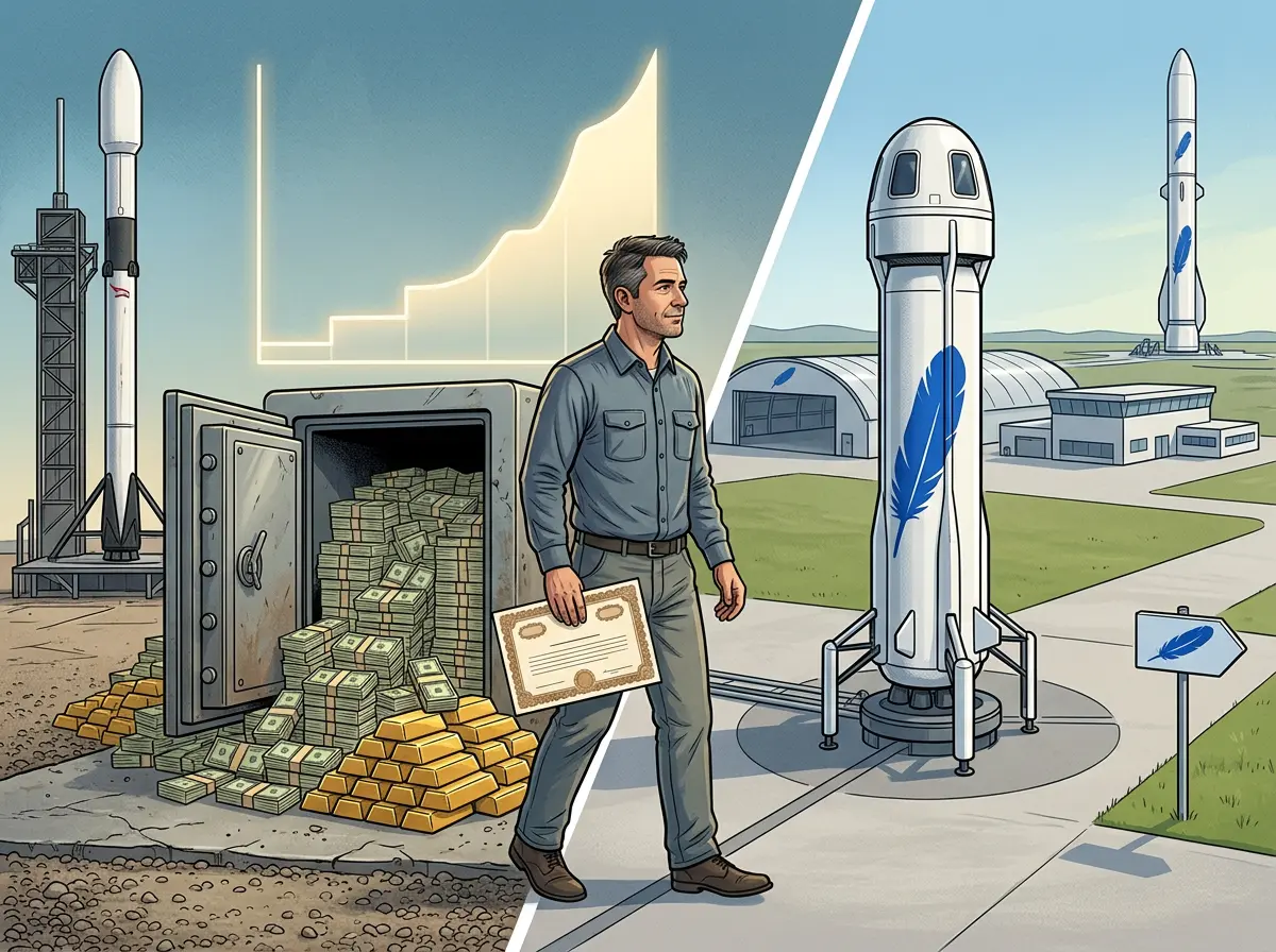 10 年 SpaceX 员工持股滚成 104 万美元，IPO 前已转职蓝色起源