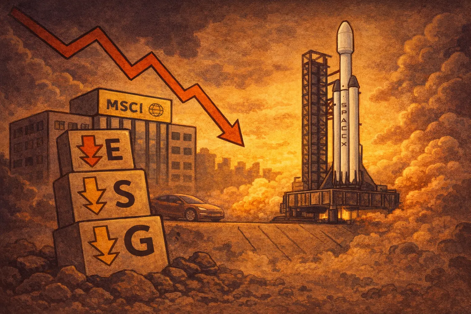 SpaceX IPO 前一天遭 MSCI 評最低 ESG 评级「CCC」