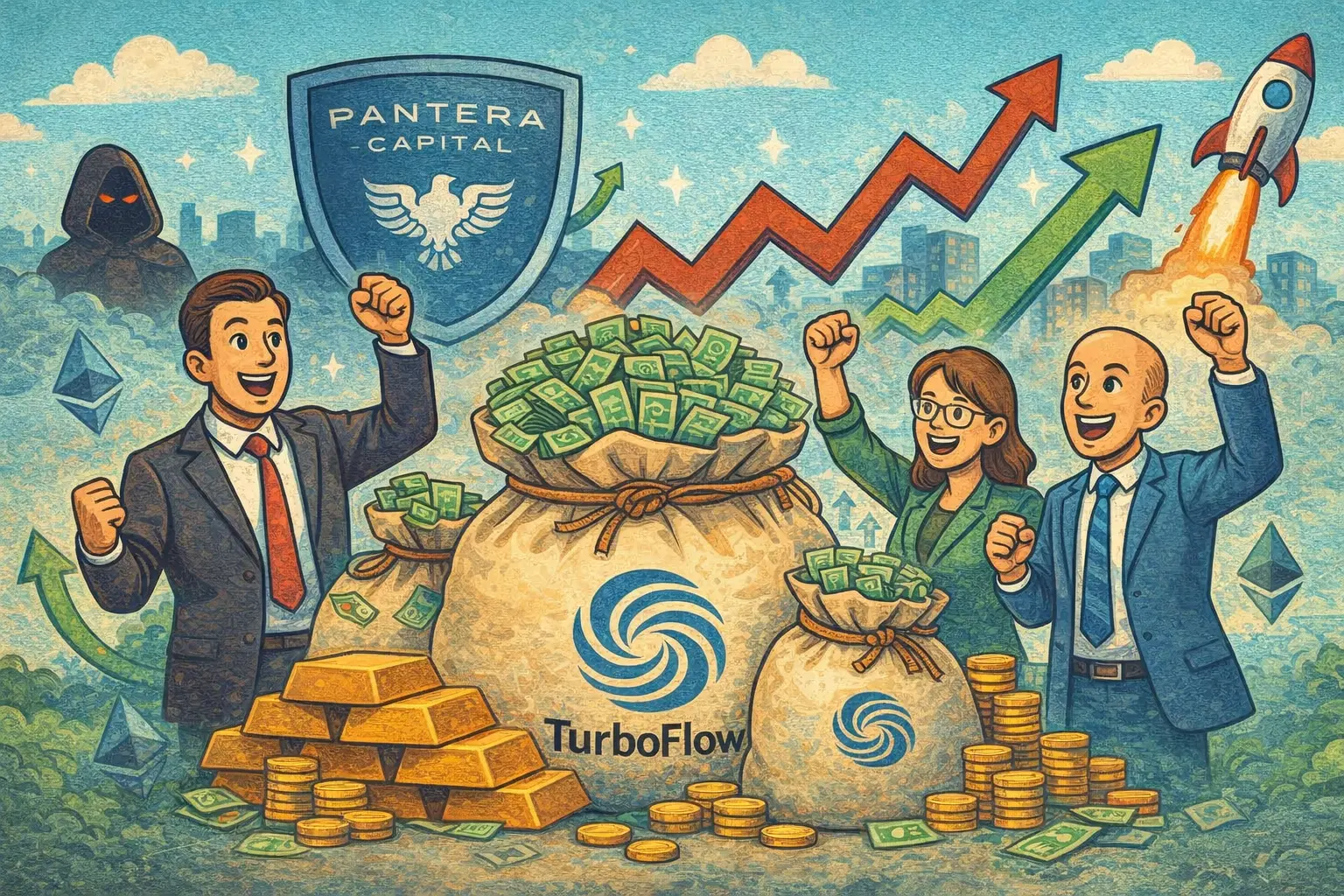 TurboFlow 完成 600 万美元种子轮，Pantera Capital 领投