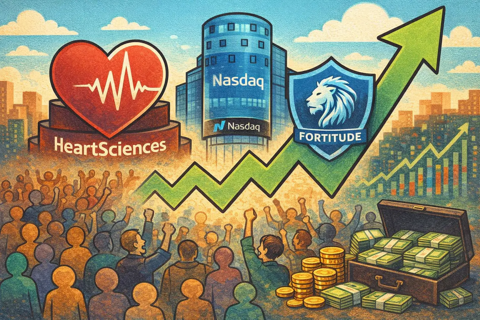 Fortitude 通过 HeartSciences 合并登陆纳斯达克，HSCS 单日飙涨 91%