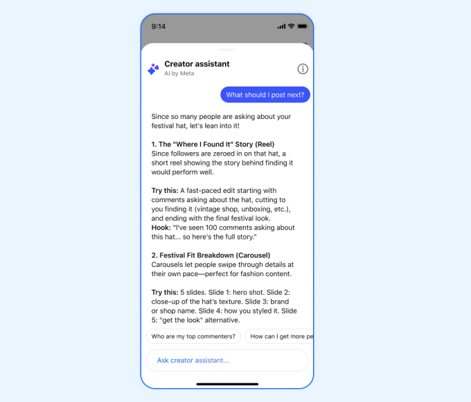 Facebook 推出独立 Creator Studio 应用